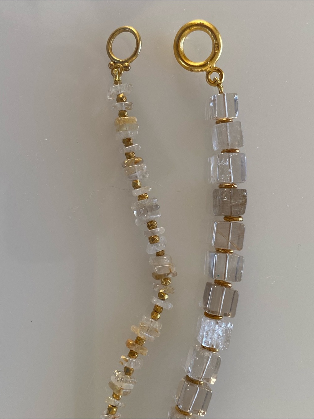 Set of 2 Crystal Quartz Bracelets - Picture 3 of 6